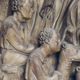 Nicola Pisano, black camel drivers in the cortege of the Magi, relief on a pulpit (detail), 1266-68, marble. Siena Cathedral.